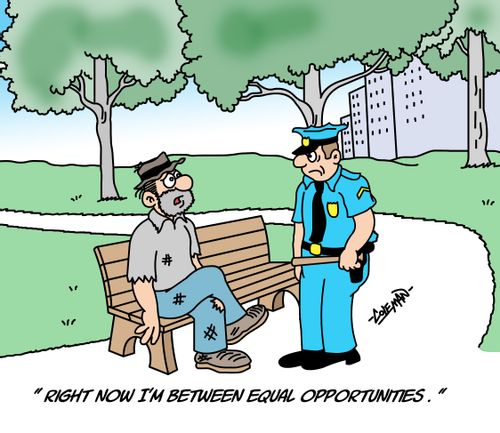 'Right now I'm between equal opportunities.'