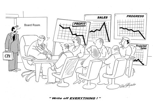 'Write off everything!'