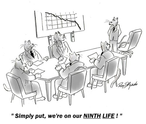 'Simply put, we are on our ninth life!'