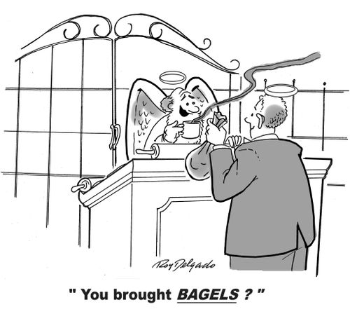 'You brought BAGELS?'