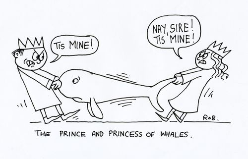 The Prince and Princess of Whales.