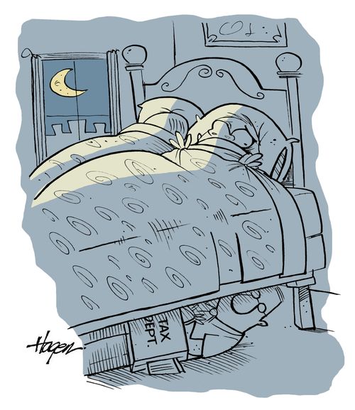 Monster under the bed.