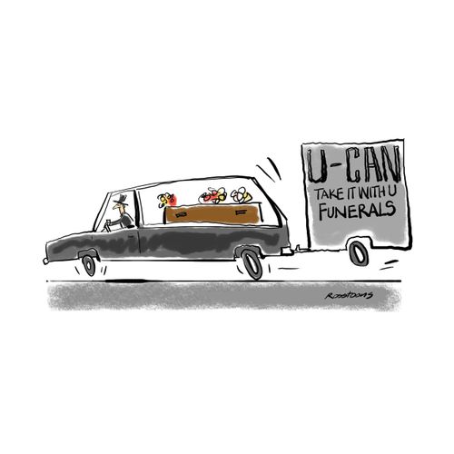 U-can take it with you funerals.