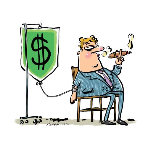 Dollar bailout transfusion