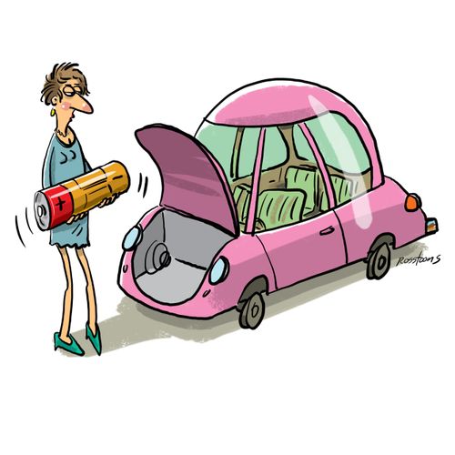 Battery powered car