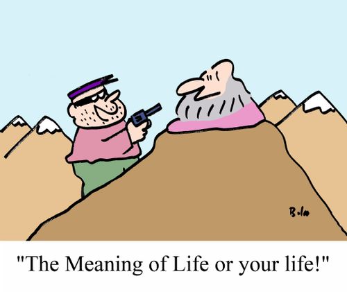 'The Meaning of Life or your life!'