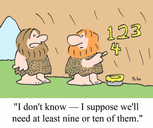 'I don't know - I suppose we'll need at least nine or ten of them.'