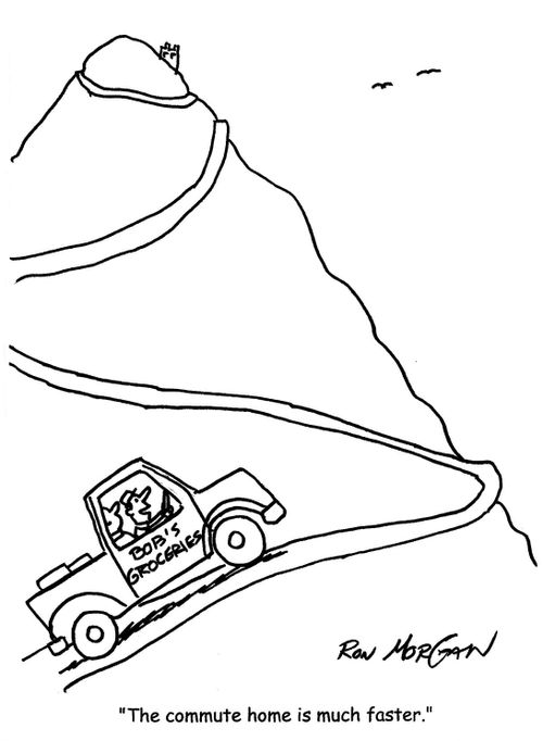 'The commute home is much faster.'