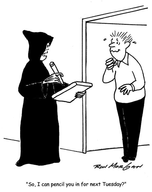 'So, I can pencil you in for next Tuesday?'