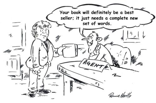 'Your book will definitely be a best seller; it just needs a complete new set of words.'