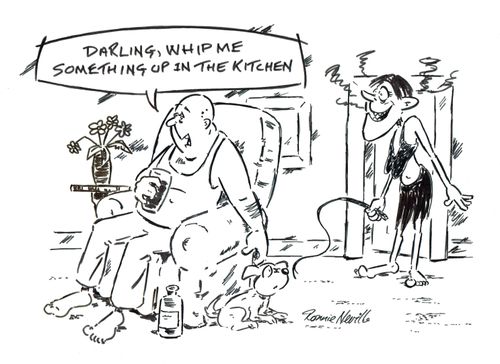 'Darling, whip me something up in the kitchen.'