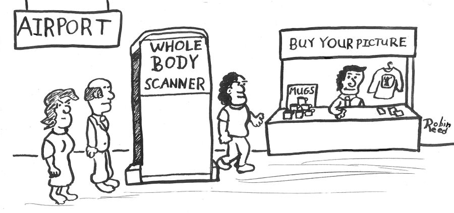 Airport Body Scanner.