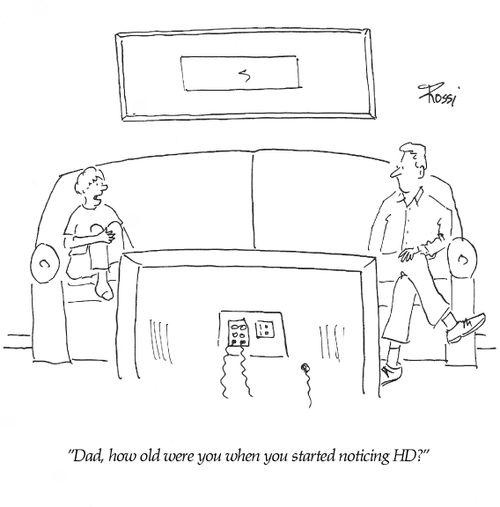 'Dad, how old were you when you started noticing HD?'