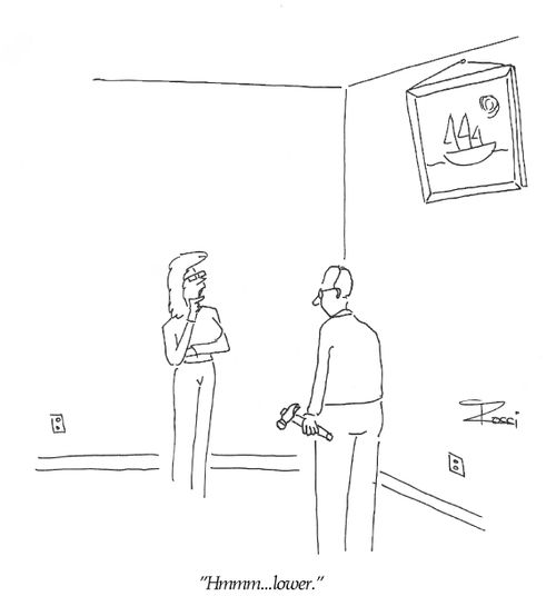 'Hmmmm...lower.'