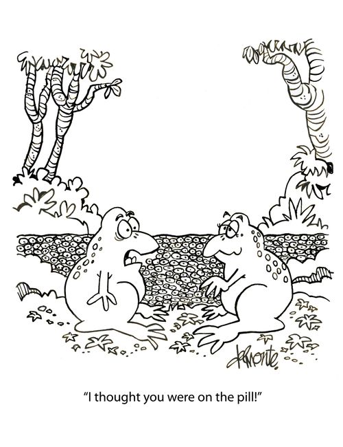 'I though you were on the pill!'