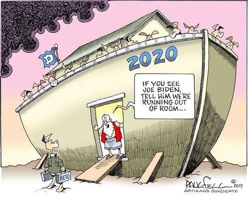"If you see Joe Biden, tell him we're running out of room. . ."