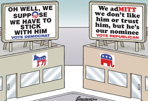 US campaign billboards.