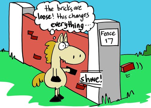 'The bricks are loose! This changes everything!'