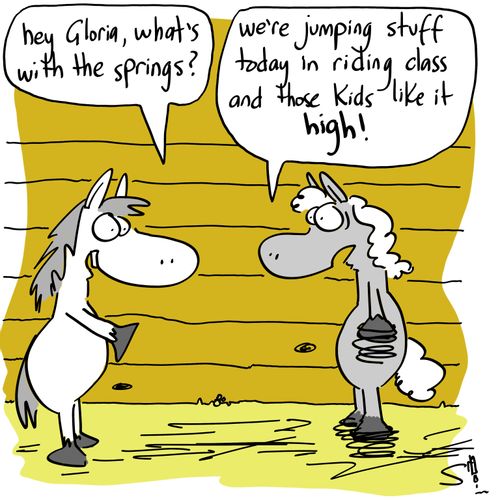 'Hey Gloria, what's with the springs?'