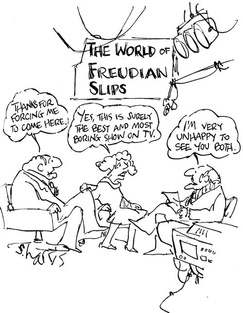 The world of Freudian slips...