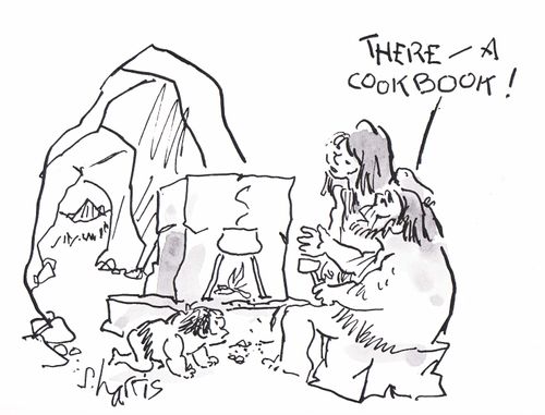 'There - a cookbook.'