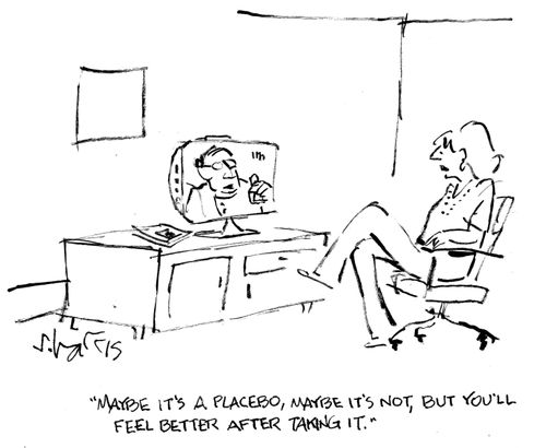 'Maybe it's a placebo, maybe it's not, but you'll feel better after taking it.'