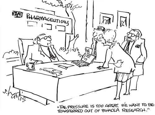 'The pressure is too great. We want to be transferred out of panacea research.'
