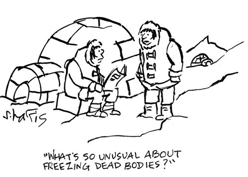 'What's so unusual about freezing dead bodies?'