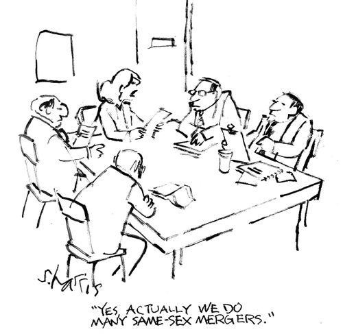 'Yes, actually we do many same-sex mergers.'