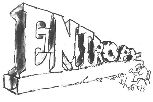 'Entropy' sculpture crumbles