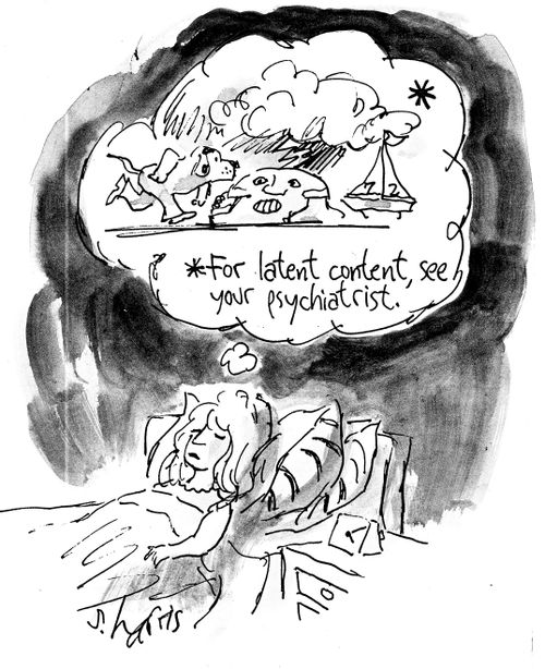 * For latent content, see your psychiatrist.