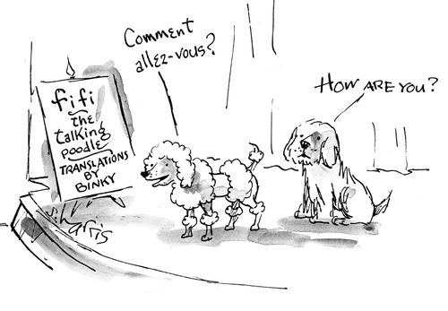 Fifi the Talking Poodle - Translations by Blinky.