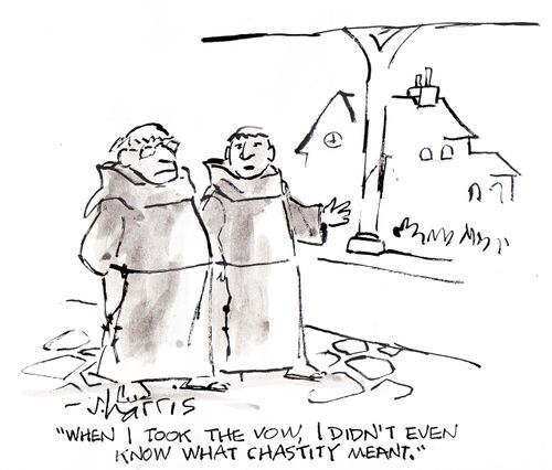 'When I took the vow, I didn't even know what chastity meant.'
