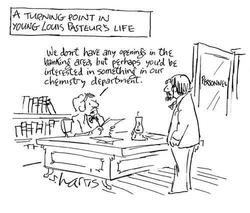 A turning point in young Louis Pasteur's Life.