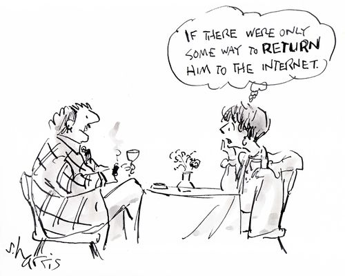 'If there were only some way to return him to the internet.'