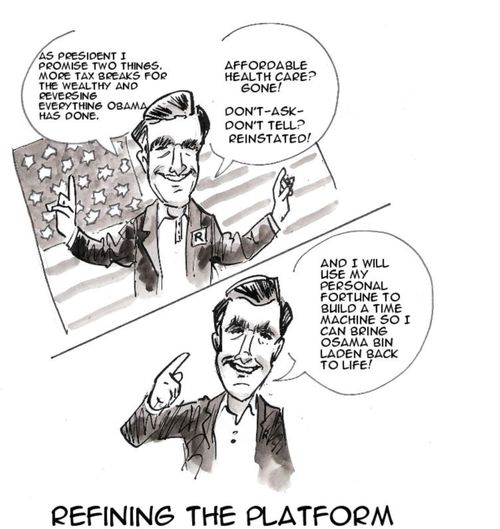 Romney refines his platform.