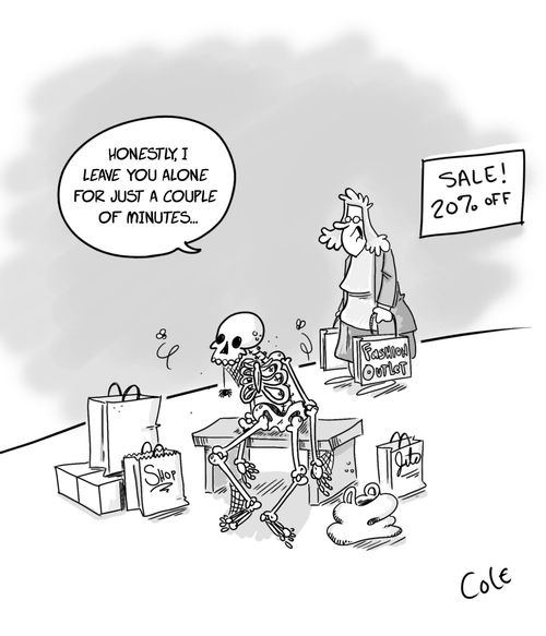 'Honestly, I leave you alone for just a couple of minutes...'