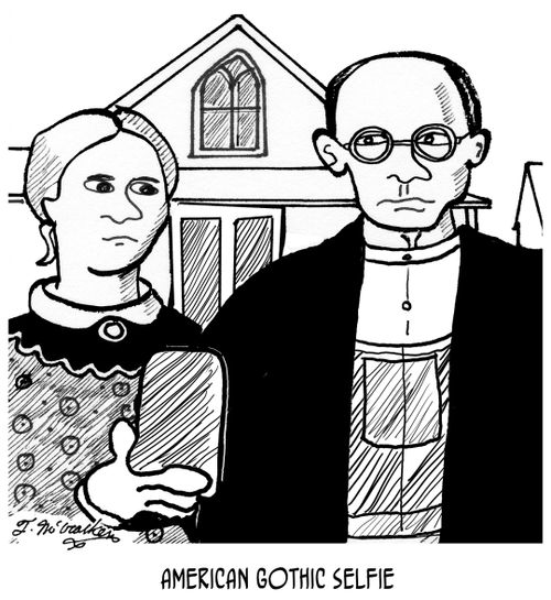 American Gothic Selfie