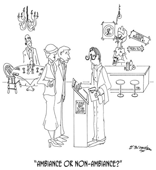 'Ambiance or non-ambiance?'