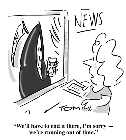 'We'll have to end it there, I'm sorry - we're running out of time.'
