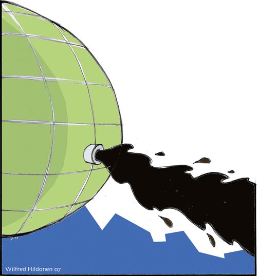 The way we waste oil.