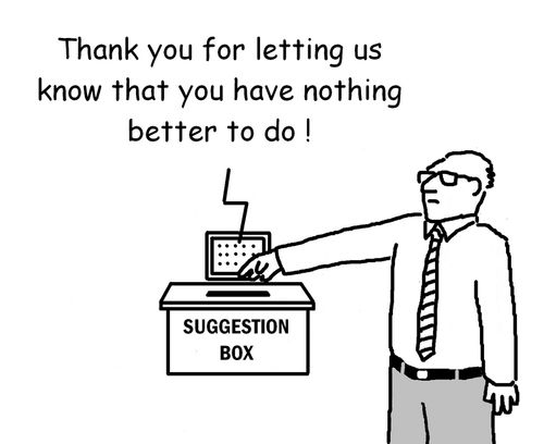 'Thank you for letting us know that you have nothing better to do!'
