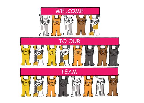 Welcome to our team.