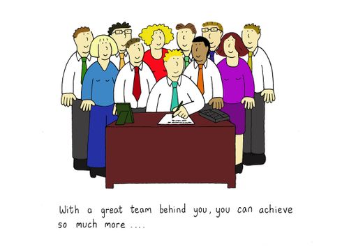 With a great team behind you, you can achieve so much more.