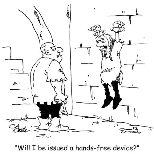 "Will I be issued a hands-free device?"