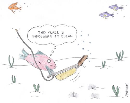 "This place is impossible to clean"