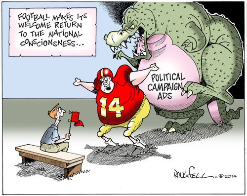 Football makes its welcome return to the national consciousness...