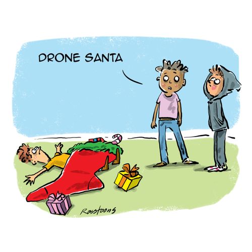 'Drone Santa.'