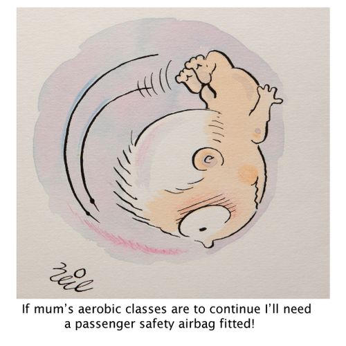 "If mum's aerobic classes are to continue I'll need a passenger safety airbag fitted!"