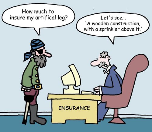 "How much to insure my artifical leg?"